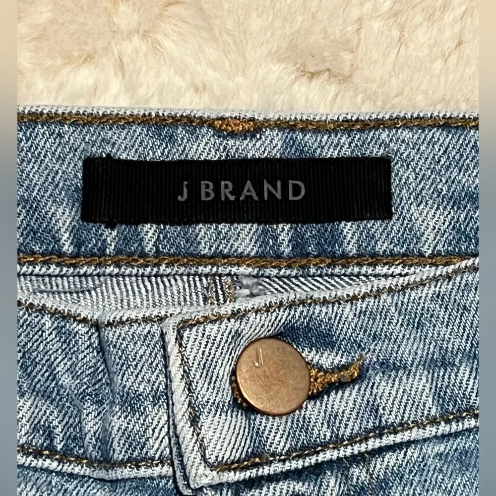 J Brand Adele Straight Mid-Rise Jeans Archive Destruct size 31 - Picture 2 of 7